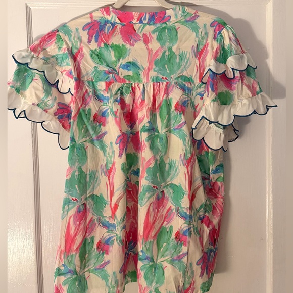 Chic Soul Colorful Floral Blouse - Picture 3 of 3
